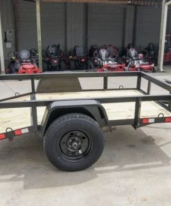 SLE Utility Trailers 5x8 Dovetail Utility Trailer Single 3,500lb Axle