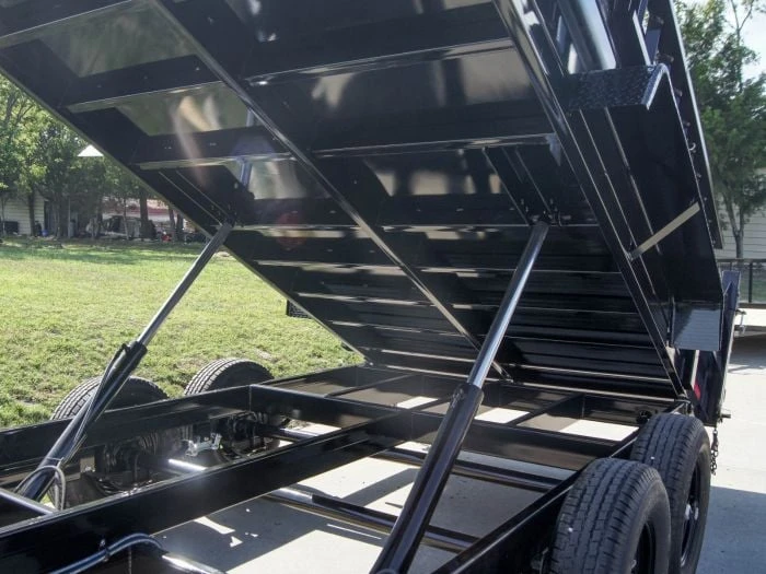 SLE Dump Trailers 7x16 Hydraulic Dump Trailer With 2ft Sides (2) 7K Axles 6 SLE Dump Trailers 7x16 Hydraulic Dump Trailer With 2ft Sides (2) 7K Axles - Image 4