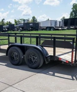 SLE Utility Trailers 6.4x14 Utility Trailer With 2ft Side Railing (2) 3500lb Axles 11 SLE Utility Trailers 6.4x14 Utility Trailer With 2ft Side Railing (2) 3500lb Axles -Husqvarna Sales Store dsc09086 1