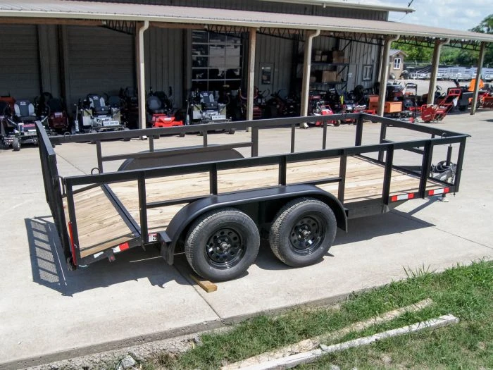 SLE Utility Trailers 6.4x14 Utility Trailer With 2ft Side Railing (2) 3500lb Axles 8 SLE Utility Trailers 6.4x14 Utility Trailer With 2ft Side Railing (2) 3500lb Axles - Image 6