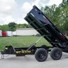 SLE Dump Trailers 5x10 Hydraulic Dump Trailer With 2ft Sides (2) 3500lb Axles -Husqvarna Sales Store dsc09721 1