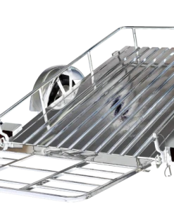 Alternative view of DK2 MMT4X6OG Open Rail Galvanized Utility Trailer