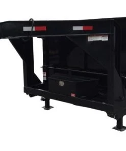 SLE Dump Trailers 7x12 Gooseneck Hydraulic Dump Trailer With 4ft Side (2) 6K Axles