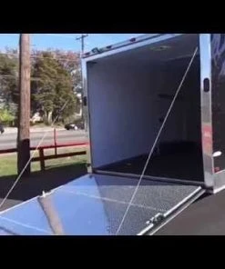 Alternative view of SLE Enclosed Trailers Enclosed Trailer 8.5'x26' Black - Cargo Car ATV Hauler Storage