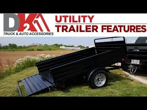 DK2 Multipurpose Steel 4.5' X 7.5' Utility Trailer 6 DK2 Multipurpose Steel 4.5' X 7.5' Utility Trailer - Image 4