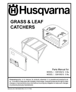 Husqvarna Parts Husqvarna 539105213 Bagger 5 Bushel Fits Walk Behind Mowers -Husqvarna Sales Store husi2000 usen i0003023 pg1edited