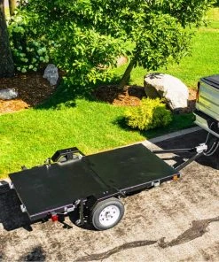 DK2 MFT4X8 4x8 Folding Trailer UV Powder Coated Steel Deck