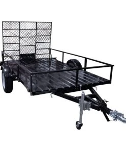 DK2 MMT6X10 6x10 Open Rail Utility Trailer With Drive-Up Gate
