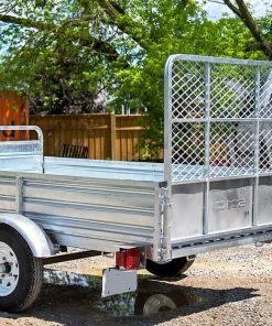 Alternative view of DK2 MMT5X7G-DUG 4.5' X 7.5' Utility Trailer Galvanized Drive Up Gate