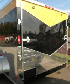 SLE Enclosed Trailers Enclosed Trailer 7'x16' - Equipment Car Motorcycle Hauler Storage -Husqvarna Sales Store pa160052 1 1