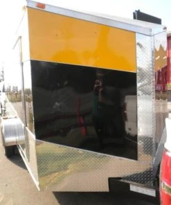 SLE Enclosed Trailers Enclosed Trailer 7'x16' - Equipment Car Motorcycle Hauler Storage -Husqvarna Sales Store pa160055 1 1