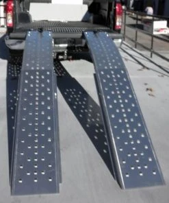 Alternative view of Ohio Steel 1084C 1200 Lb Capacity Folding Arched Steel Ramps