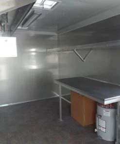 Alternative view of SLE Concessions 8.5 X 20 Concession Food Trailer White Event Catering