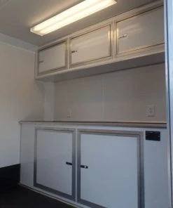 Alternative view of SLE Custom Enclosed Trailer 8.5 X 24 White Storage