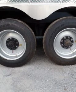 Alternative view of SLE Enclosed Trailers 8.5 X 48 Charcoal Grey Enclosed Trailer Storage