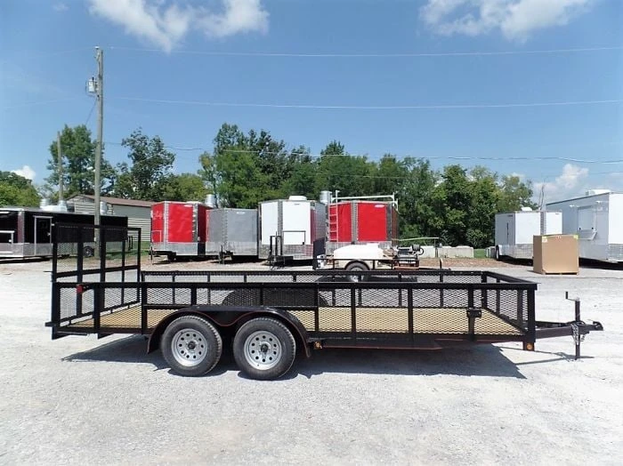 SLE Utility Trailers Utility Trailer 6.4 X 18 Straight Deck 2ft Mesh Sides 8 SLE Utility Trailers Utility Trailer 6.4 X 18 Straight Deck 2ft Mesh Sides - Image 6
