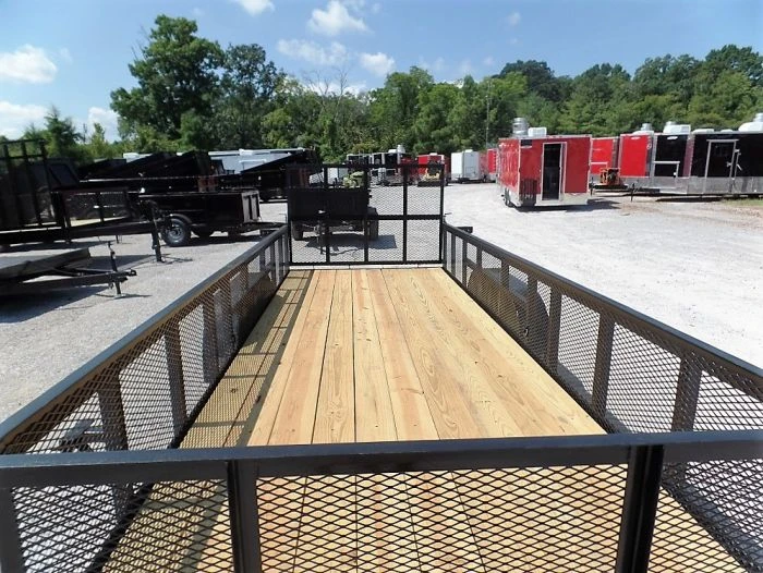 SLE Utility Trailers Utility Trailer 6.4 X 18 Straight Deck 2ft Mesh Sides 6 SLE Utility Trailers Utility Trailer 6.4 X 18 Straight Deck 2ft Mesh Sides - Image 4