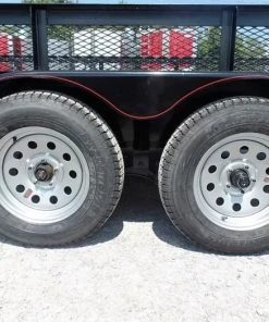 SLE Utility Trailers Utility Trailer 6.4 X 18 Straight Deck 2ft Mesh Sides