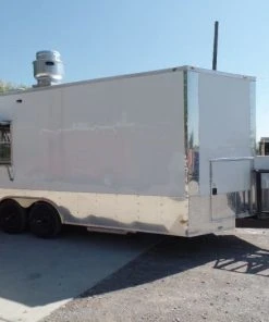 SLE Concessions 8.5' X 18' Concession White Event Food Catering Trailer 10 SLE Concessions 8.5' X 18' Concession White Event Food Catering Trailer -Husqvarna Sales Store sam 3367