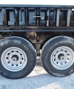 Alternative view of SLE Dump Trailers Dump Trailer 7' X 14' Hydraulic 2ft Sides 7,000lb Axles