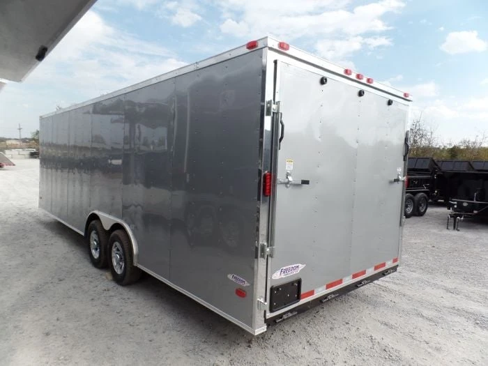 SLE Enclosed Trailers Enclosed Trailer 8.5' X 24' Silver Enclosed Equipment Hauler Storage 4 SLE Enclosed Trailers Enclosed Trailer 8.5' X 24' Silver Enclosed Equipment Hauler Storage - Image 2