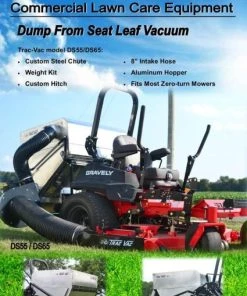 Trac Vac Dump From Seat 14" Impeller With A 6.5 Hp Honda