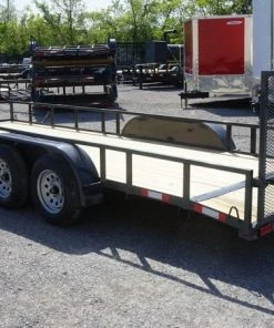 SLE Utility Trailers 6.4x20 Grey Powder Coated Dovetail Utility Trailer -Husqvarna Sales Store untitled grey.4