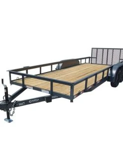 SLE Utility Trailers Utility Trailer 6.4 X 18 Tandem Dove 3500 Lb Axles